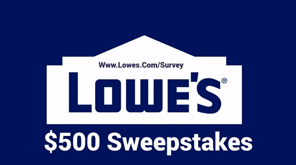 Lowes customer survey sweepstakes official